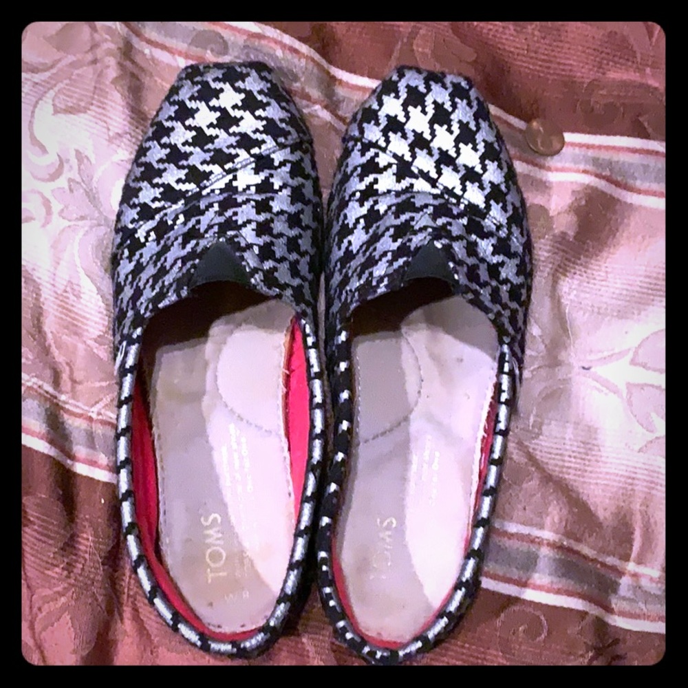 Toms shoes Black and silver